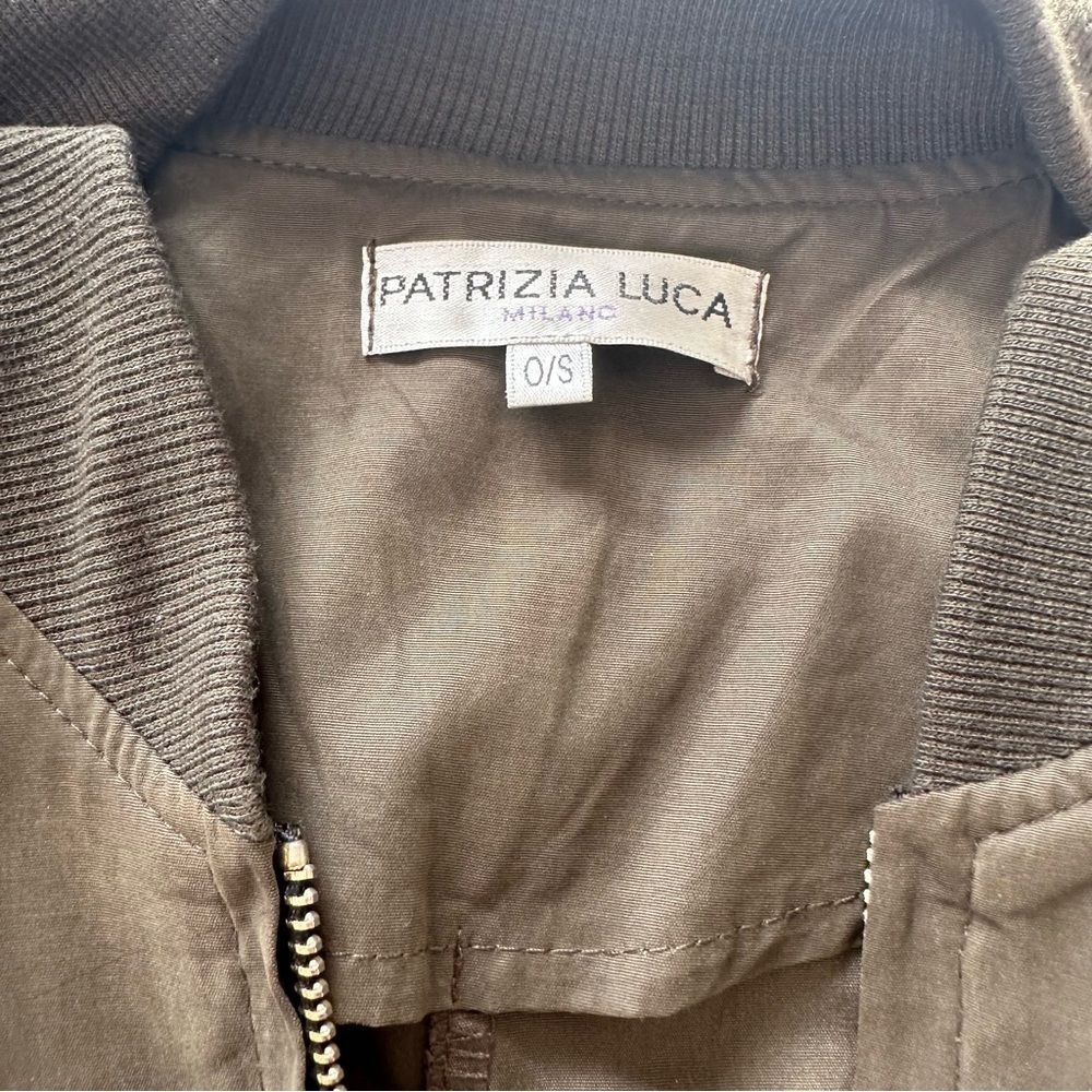 Plus Size Olive Green Women's Long Jacket - Picture 4 of 7